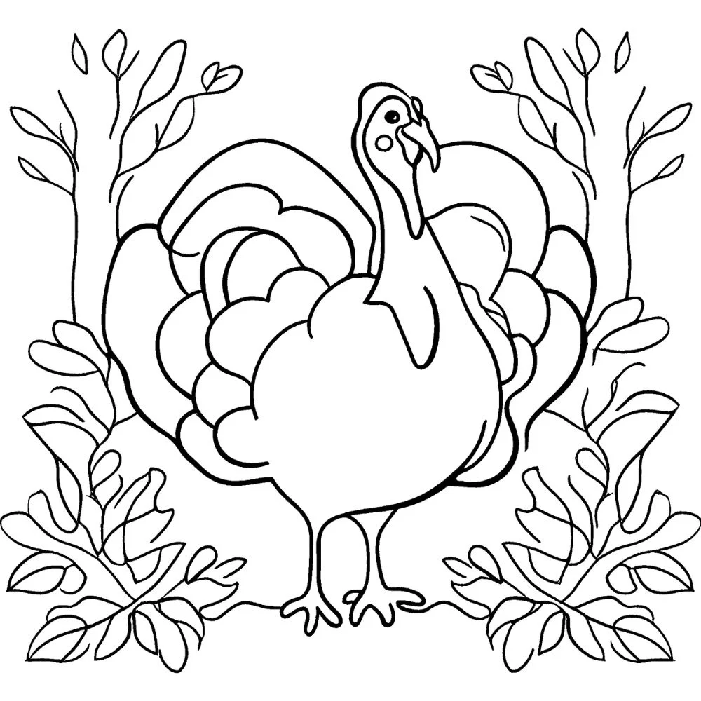 A chubby turkey