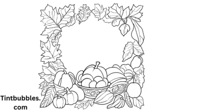 Thanksgiving Coloring Pages Free PDF