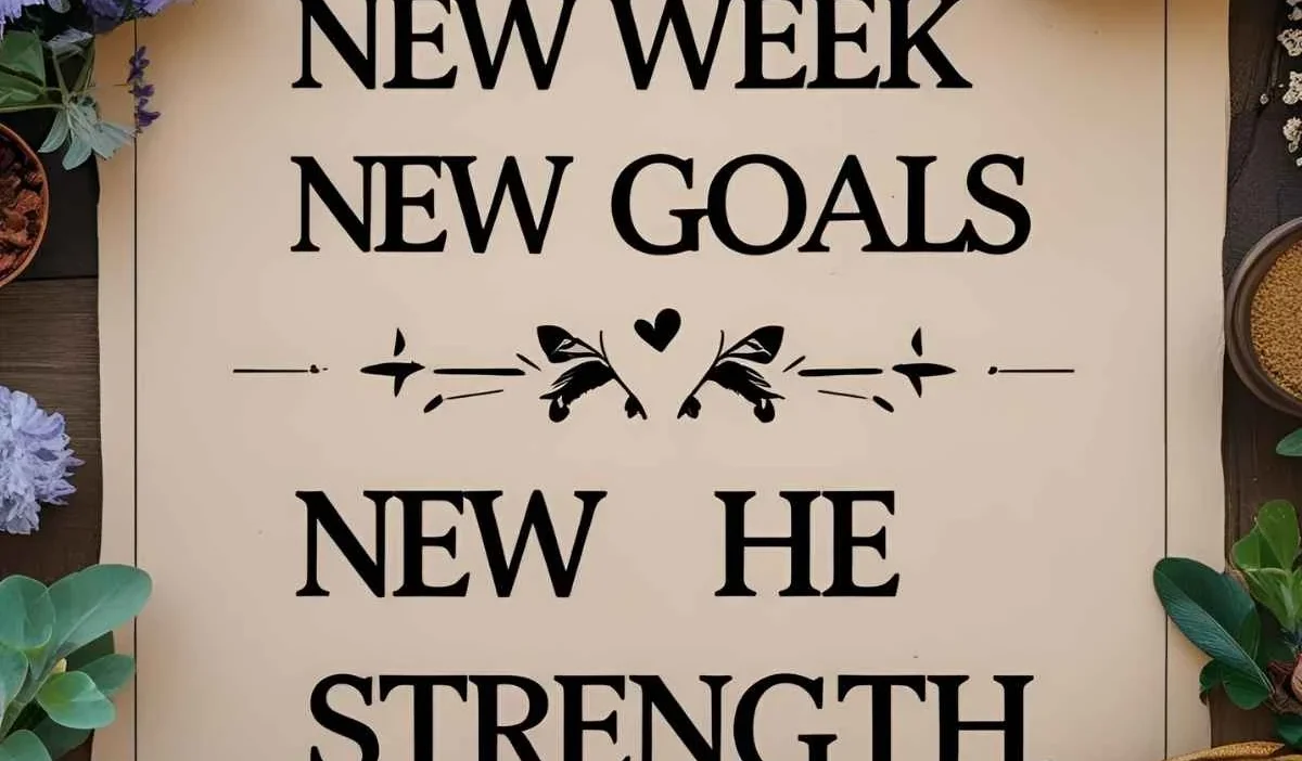 Positive New Week Quotes