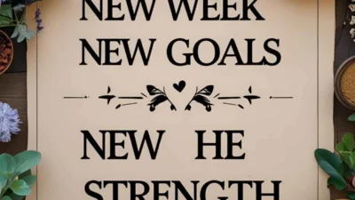 Positive New Week Quotes
