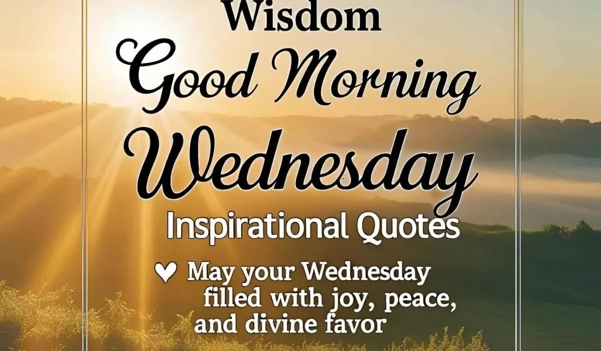 Wisdom Good Morning Wednesday Inspirational Quotes