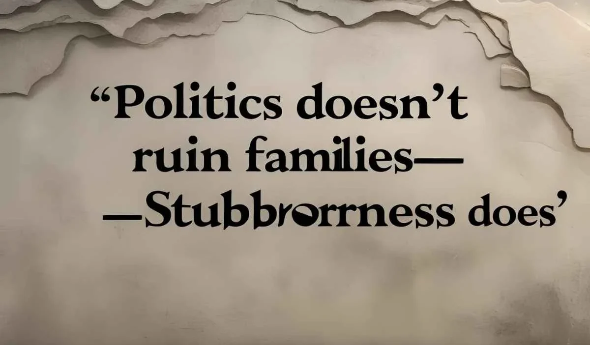  Losing Family Over Politics Quotes