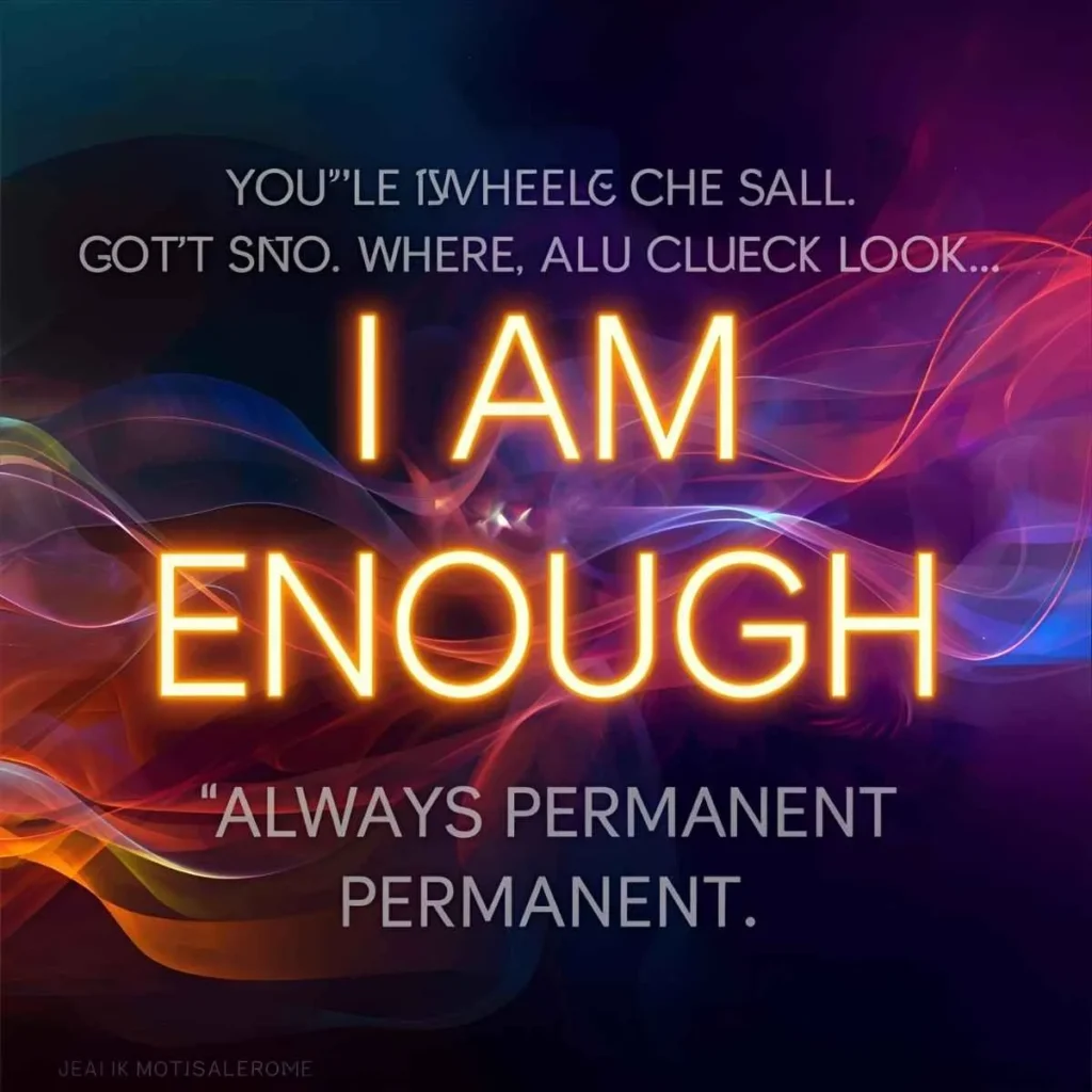 Motivational I Am Enough Quotes