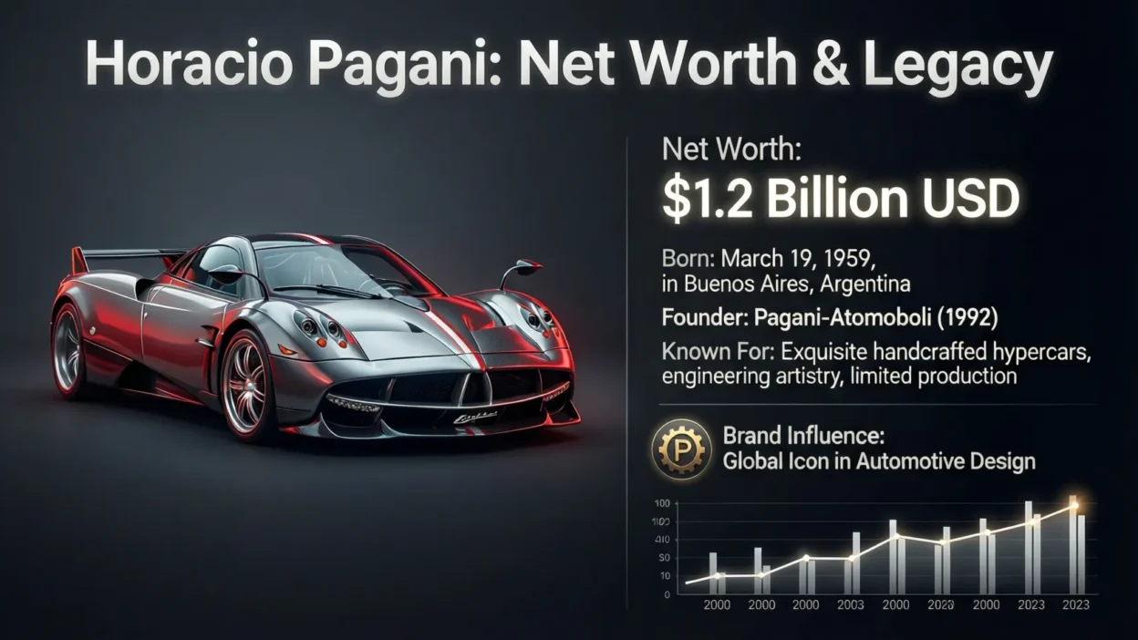 Horacio Pagani Net worth