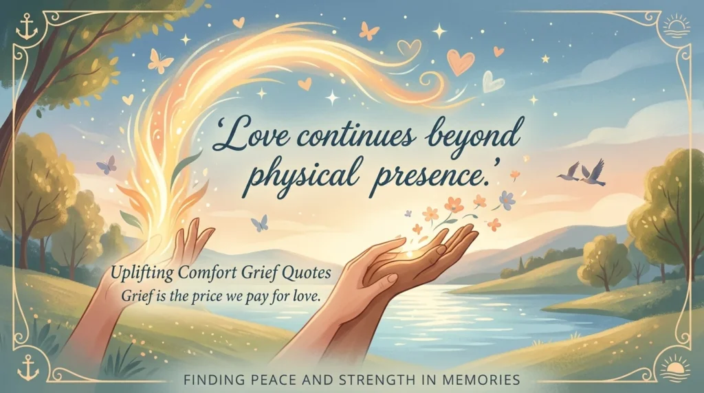 Uplifting Comfort Grief Quotes