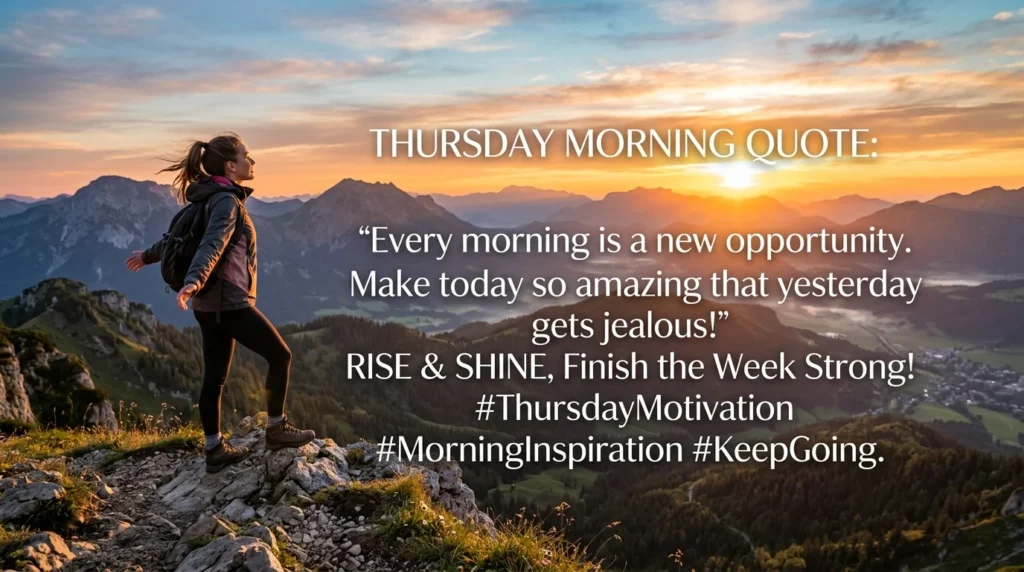 Motivation Thursday Morning Quotes
