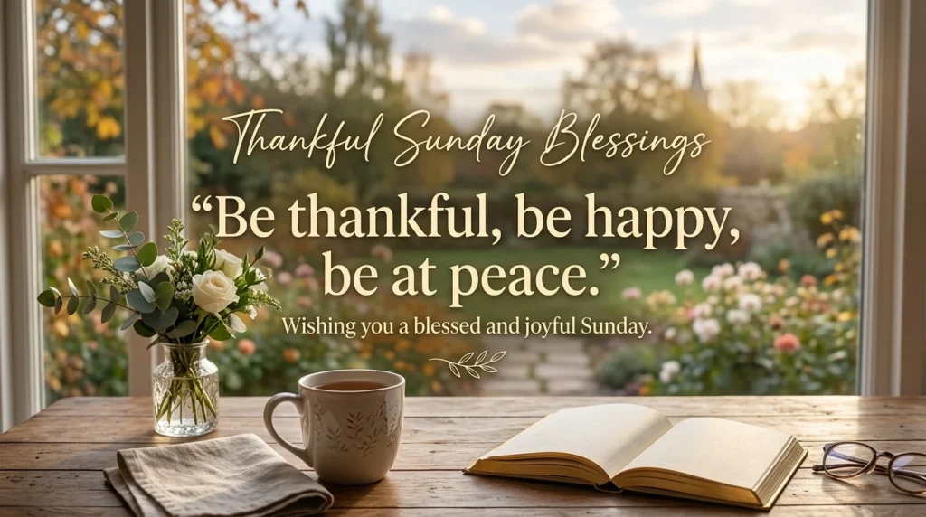 Thankful Sunday Blessings Quotes