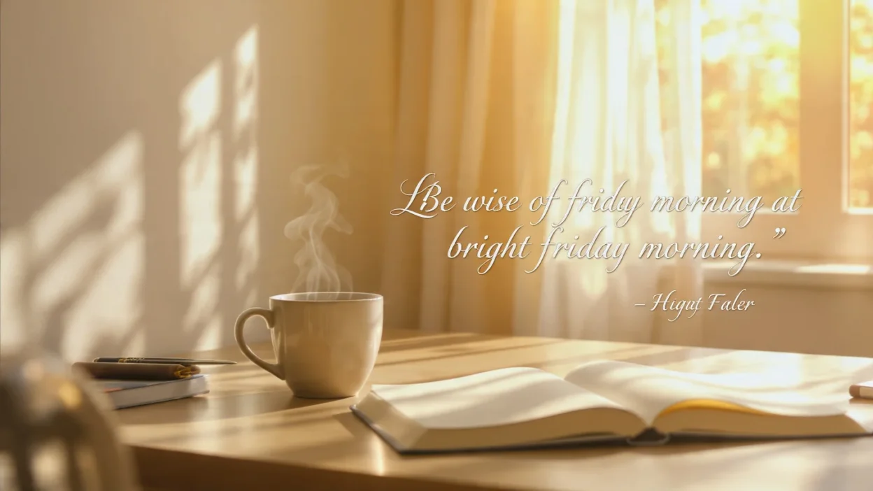 Inspirational Friday Morning Quotes